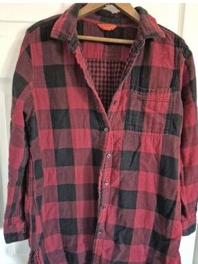 Joe Fresh Buffalo Plaid Button Up Flannel